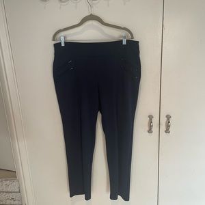 Navy Soho stretchy pants